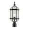 Z-Lite Annex 1 Light Outdoor Post Mount, Black & Clear Beveled 563PHM-BK - alternate 1